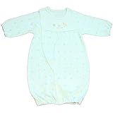 シンク・ビー キャラメル ドレスオール 水玉&動物プリント 50-70cm ブルー スムース 25-10152