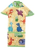 AM PM Kids! Short Sleeved Toddler Laminated Bib, Dino-mite by AM PM Kids!