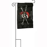 12X18 12X18 Pirate Surrender The Booty Sleeved Garden Stand Flag [並行輸入品]
