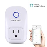 dilisensスマートプラグ、NOハブ必要な、Wi - Fi、コントロールYourデバイスどこからでも、Works w / Amazon Alexa ホワイト Dili-106900