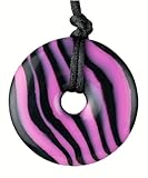 Teething Bling Donut Teething Necklace Pendant by Smart Mom (Cotton Candy) by Teething Bling