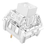 Zjmehty Kailh Box ホワイト メカニカル キーボード スイッチ、3ピン 45gf クリック/スピードタイピング/ゲーム/防水スイッチ (90個、Kailh Box White)