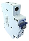 YC-2-1B Yuco Din Rail Miniature Circuit Breaker 1 Pole 2 Amp B Curve 120/277V 50/60Hz TUV UL 1077 Eu