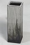 8.5号 灰粉引角花入信楽焼　陶器　花器　花入　花瓶