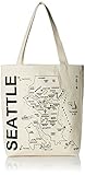 ブルックリン発 MAPTOTE マップトート ナチュラルコットンバッグ マーケットトート シアトル Seattle MK290
