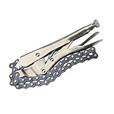 Fenteer ロック チェーン クランプ　バイス　ロックプライヤー　オイルフィルター パイプレンチ　チェーン長さ10インチ