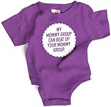 Wry Baby Mommy Group Snapsuit 0-6M Purple by Wry Baby