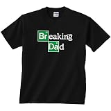 Daft Baby Breaking Dad Funny Toddler幼児キッズTシャツ カラー: ブラック