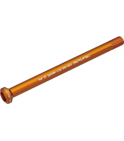 Amazon | ケーシーエヌシー(KCNC) スルーアクスル ゴールド 12mm