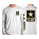US Army長袖Tシャツ L ホワイト
