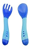 Baby World Child-Baby Safety Feeding Spoon Set Toddler Spoons Cutlery Travel Temperature Changing Ki