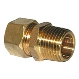 LASCO 17-6859 5/8-Inch Compression by 1/2-Inch Male Pipe Thread Brass Adapter by LASCO