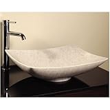 Rectangular Stone Vessel in Gray Marble [並行輸入品]