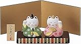 ひな人形　ねこのひな祭り　万古焼