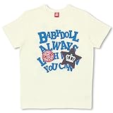 ベビードール デニムワッペンTシャツ 男女兼用 XL ホワイト