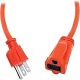 Watson 50 ft AC Power Extension Cord 16 AWG (Orange) [並行輸入品]