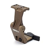 UNタイプ FAST FTC OMNI 2.26" Magnifier Mount G33/G43/G45 対応マグニファイアマウント QD レバーマウント フリップ可動式マウント20mmレールに対応 クイックデタッチ マウント レプリカ セットアルミ合金製 (FDE)