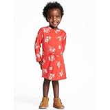オールドネイビー OLD NAVY/ タイウエストジャージドレス レッドフローラル ワンピース 5歳【並行輸入】