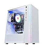 【整備済み品】 ゲーミングデスクトップパソコン 第7世代Core i7 7700 / HD 630 / メモリ16GB / SSD 1TB / Windows11 (第7世代Core i7 7700 / HD 630, S7 ホワイト)