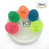 10pcs mseeur子Bouncy Balls、パーティー、オーナメント、Reward for Studentまたは子。(ランダムカラー)