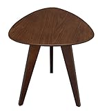 サイドテーブル (ダークブラウン) 【三角形天板/約幅39.5×奥行39.5×高さ45cm】