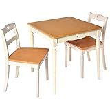 タンスのゲン ダイニング 3点セット【ダイニングテーブル + チェア2脚】幅75㎝テーブル アメリカンカントリー コンパクト 小さめ 北欧 おしゃれ カフェ ナチュラル 4960002000