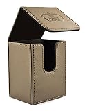 80 Card Flip Leather Deck Case, Sand [並行輸入品]