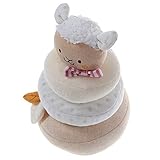 labeb ベビー オーガニックコットンおもちゃ 子供 赤ちゃん 出産祝い (かさねやすい 羊さん)