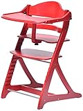 大和屋 すくすくチェアプラス テーブル付 レッドRD 1506 使いやすく進化し続けるロングセラーのベビーチェア