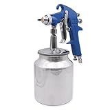 エアースプレーガン　吸上式(下カップ)　750cc　ノズル口径1.5mm　エアスプレーガン　エアガン　板金　塗装　洗車　塗装スプレー　ポンプ