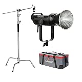 Aputure LS 300X +センチュリースタンド,V マウント LED ビデオライト 2 色 2700-6500K、Bowens マウント付き、写真インタビュー用