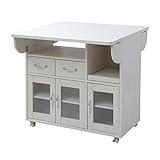 JKプラン Lyckaland　対面キッチンカウンター　90cm幅　ホワイト　FLL-0006-WH