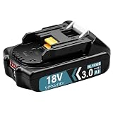 VANKO 互換 マキタ 18v バッテリー BL1830B 3000mAh 単品 薄型 軽量化 マキタ バッテリー 18v BL1815N BL1830B BL1850Bなどに対応 電動工具用 BMS基板搭載 多数保護機能付き PSEとCEマーク取得済 ブルー