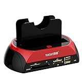 HDDスタンド 2ベイ デュプリケーター HDD SSD対応 USB3.0 データバックアップ HDDドッキングステーション ハードディスクスタンド (タイプ１)