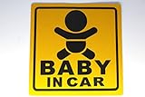【Cat fight】自動車用 夜間 反射 baby in car ベビー イン カ― 赤ちゃんが乗ってます マグネット ステッカー (C)