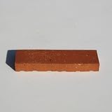 レンガタイル　裏足つき　レッド　34枚セット　約210×60×25mm