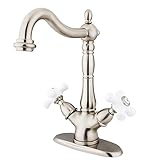 Elements of Design ES1498PX New Orleans 2-Handle 4 Centerset Lavatory Faucet with Optional Deck Plat