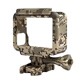 Perfk GoPro HERO5カメラに対応　カモケース　保護フレーム　スタンドマウント　薄型　全3色 - グレー