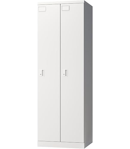 Amazon.co.jp: スチールロッカー 2人用 鍵付き シリンダー錠 更衣室