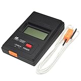 K型 熱電対使用 小型 デジタル 温度計 水温計 -50度 から 1300度 測定セット （ケーブルタイプ）