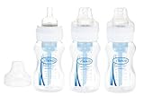 Dr. Brown's BPA Free Polypropylene Natural Flow Wide Neck Bottle, 8 Ounce, 3 Count by Dr. Brown's [並