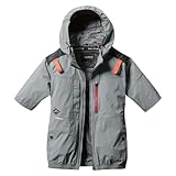 [バートル] エアークラフト 半袖 ブルゾン (ファンなし) AC2086 AIRCRAFT M 57スティールグレー