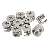 家具カム継手，SODIAL(R) 14.6mm 0.575"の直径の家具コネクタカム継手　新しい