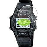 3枚 VacFun フィルム ， カシオ casio W-93H Series -1AV W93H-1AV 向けの 保護フィルム 液晶保護 フィルム 保護フィルム（非 ガラスフィルム 強化ガラス ガラス ケース カバー ）スマートウォッチ と互換性のある 腕時計 ニューバージョン