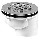 Oatey 42787 Offset PVC Shower Drain with Stainless Steel Strainer 2-Inch [並行輸入品]