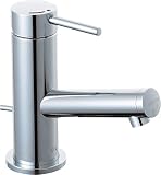 LIXIL(リクシル) INAX 洗面器・手洗器 台付 シングルレバー混合水栓 eモダン エコハンドル 排水栓なし 呼び径13mm 吐水口長さ115mm LF-E340SYC