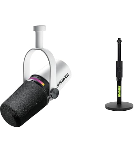 Amazon.co.jp: Shure MV7i USBポッドキャストマイク ブームアーム