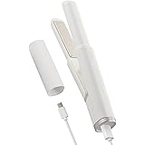 NOGI (ELECOM) ミニストレートヘアアイロン USB給電 14mm 持ち運び 【 3段階調節(190/140/100℃) 秒速ヒーター 海外/機内持ち込み対応 】 約87g エクステ・ウィッグモード セラミックコーティングプレート 耐熱性キ