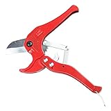 ラチェット式 塩ビ管カッター 片手で簡単カット VU/VP/HIVP管の切断に 水道管工事 パイプカット