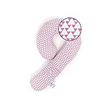 ジーニーピローライト(Genie Pillo-Lite)PinkTriangle  ネック＆ボディクッション枕 車のシートベルトに連結可能 og03 Pink